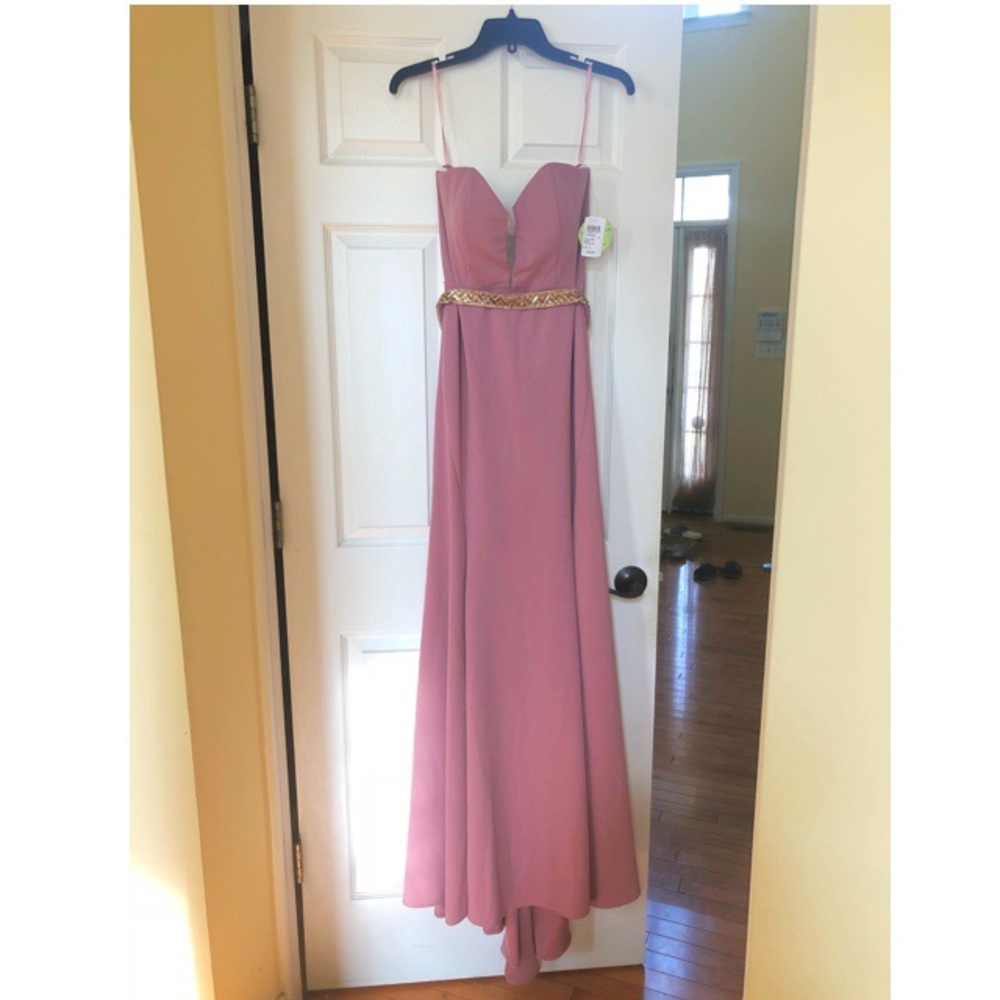Windsor Mauve Sweetheart Belted Gown